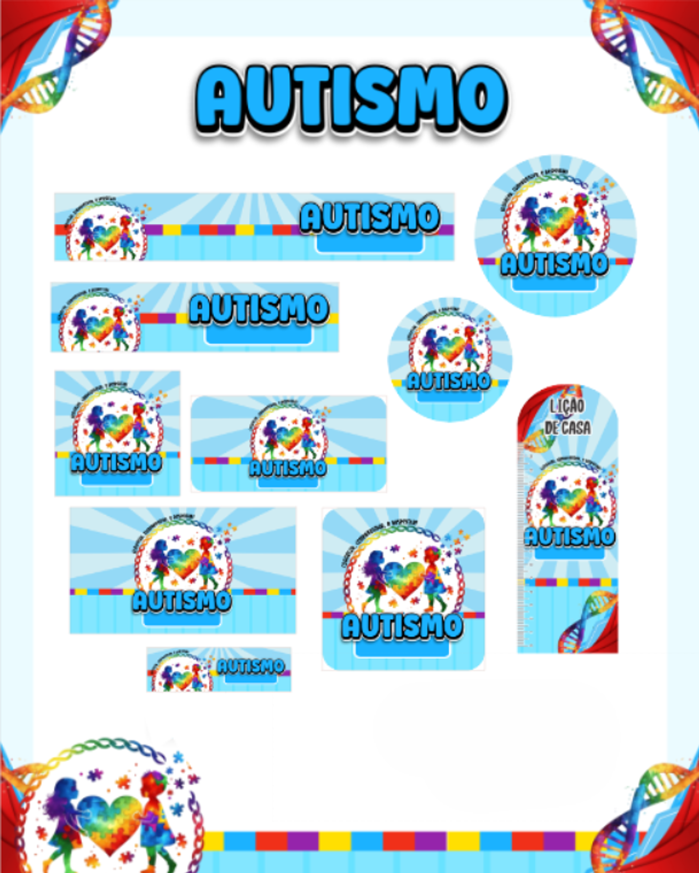 Arquivo Etiqueta Escolar Autismo - PAMELLA 1