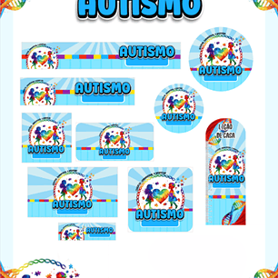 Arquivo Etiqueta Escolar Autismo - PAMELLA