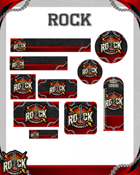 Arquivo Etiqueta Escolar Rock - PAMELLA