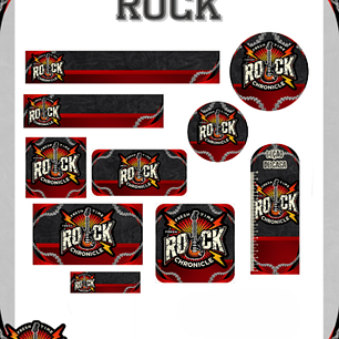 Arquivo Etiqueta Escolar Rock - PAMELLA