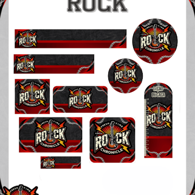 Arquivo Etiqueta Escolar Rock - PAMELLA 1