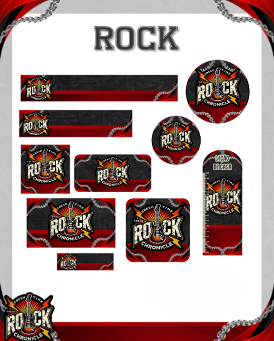 Arquivo Etiqueta Escolar Rock - PAMELLA 1
