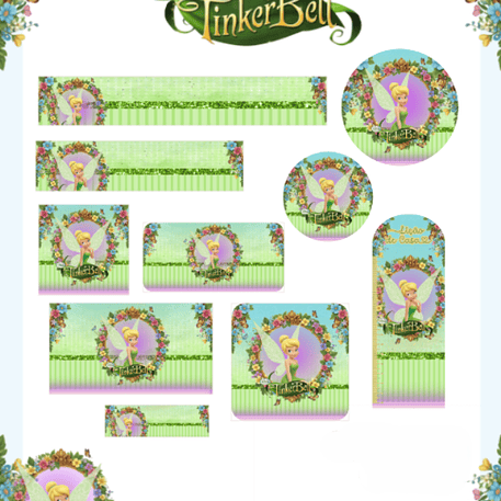 Arquivo Etiqueta Escolar Tinker Bell - PAMELLA 1