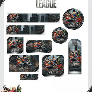 Arquivo Etiqueta Escolar Liga da Justiça - PAMELLA