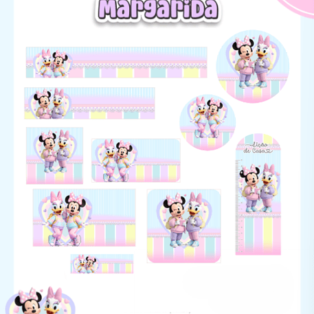 Arquivo Etiqueta Escolar Minnie e Margarida - PAMELLA 1