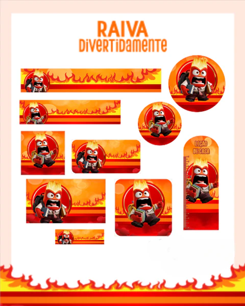 Arquivo Etiqueta Escolar Raiva Divertidamente - PAMELLA