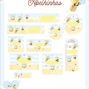 Arquivo Etiqueta Escolar Abelinhas - PAMELLA