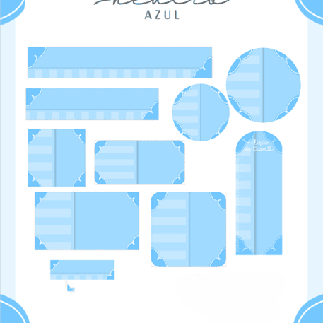 Arquivo Etiqueta Escolar Neutro Azul 1