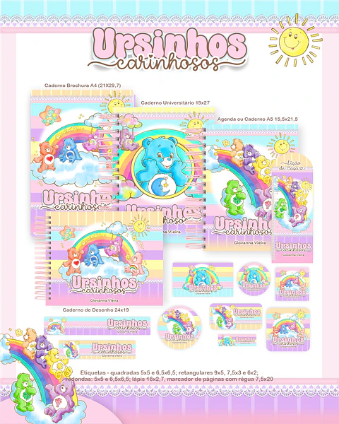 Arquivo Combo Ursinhos Carinhosos - Pamella