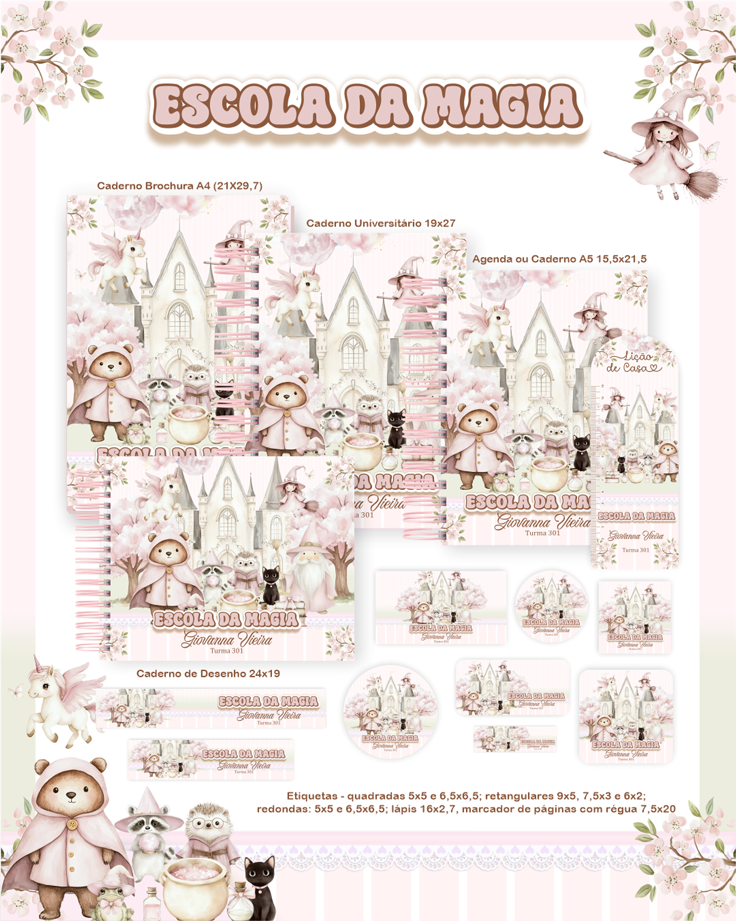 Arquivo Combo Escola da Magia - Pamella 1