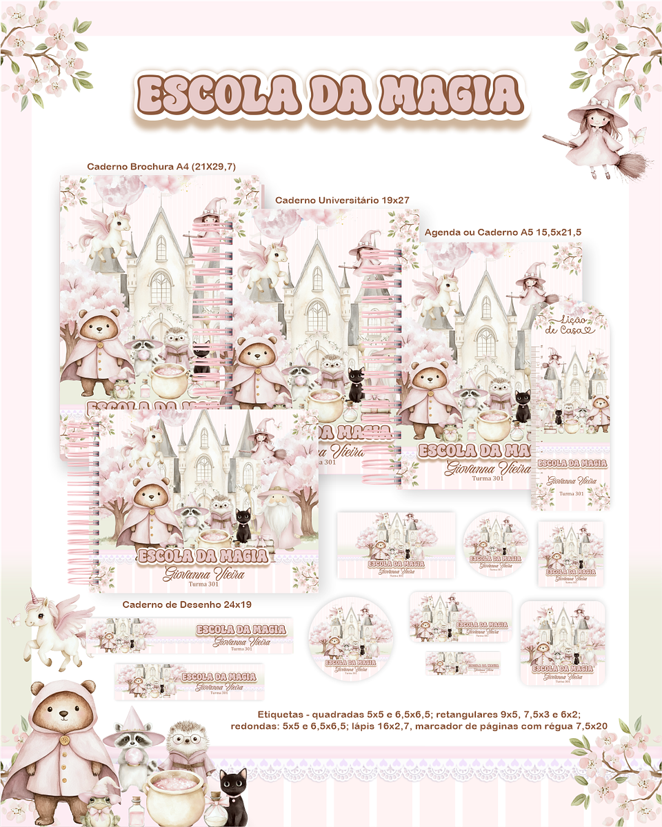 Arquivo Combo Escola da Magia - Pamella 1