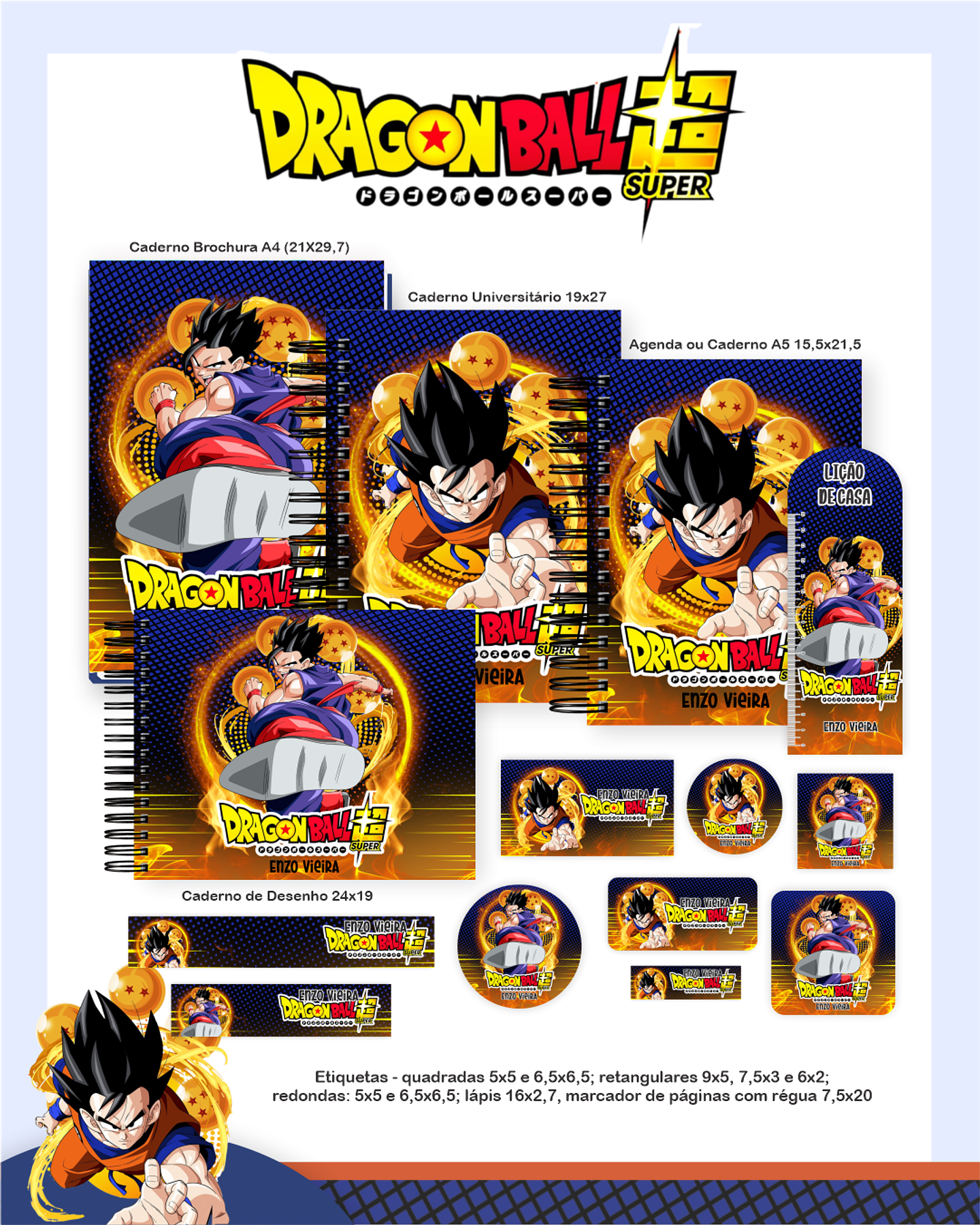 Arquivo Combo Dragon Ball - Pamella 1