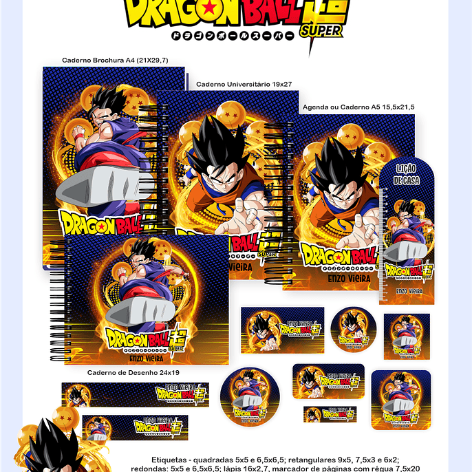 Arquivo Combo Dragon Ball - Pamella 1