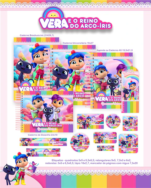 Arquivo Combo Vera e o Reino do Arco-íris - Pamella