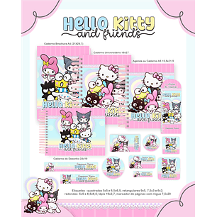 Arquivo Combo Hello Kitty and Friends- Pamella