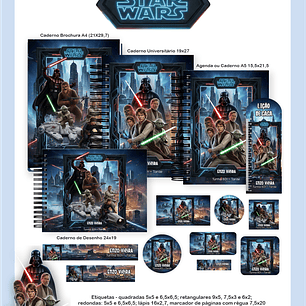 Arquivo Combo Star Wars- Pamella