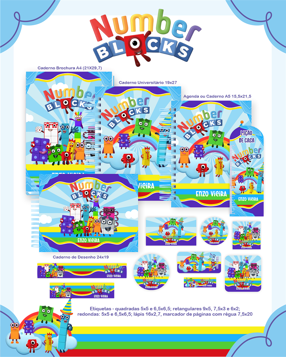 Arquivo Combo Numberblocks - Pamella 1