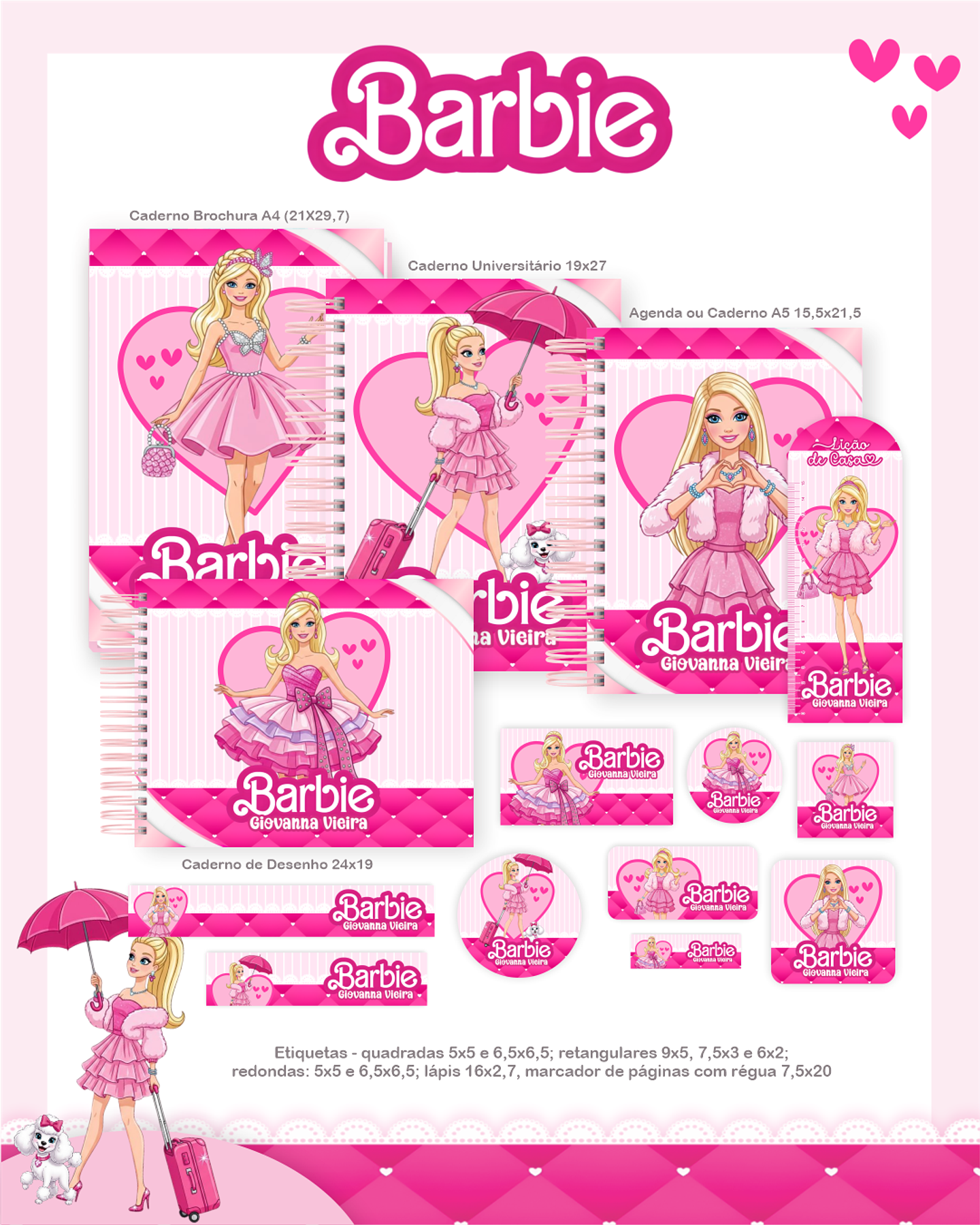 Arquivo Combo Barbie - Pamella 1