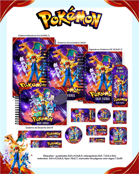 Arquivo Combo Pokémon - Pamella