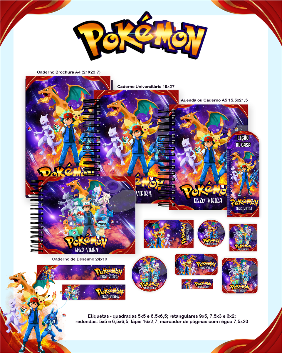 Arquivo Combo Pokémon - Pamella 1