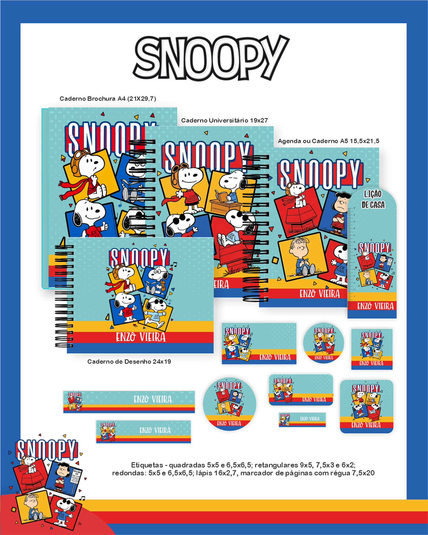 Arquivo Combo Snoopy - Pamella 1