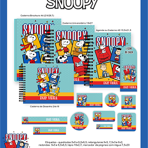Arquivo Combo Snoopy - Pamella