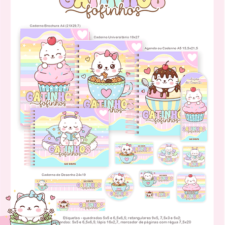 Arquivo Combo Gatinhos Fofinhos - Pamella 1