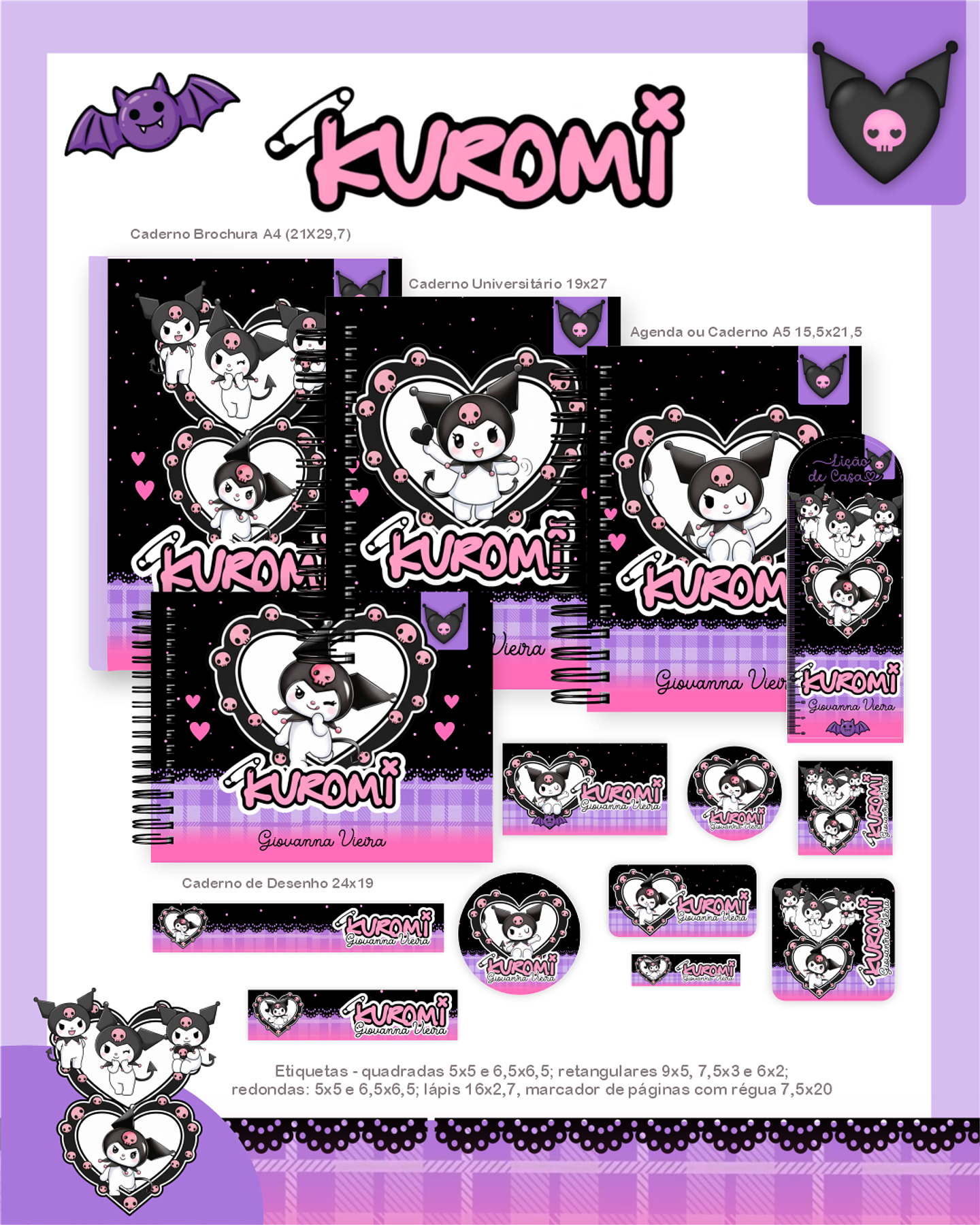 Arquivo Combo Kuromi - Pamella 1