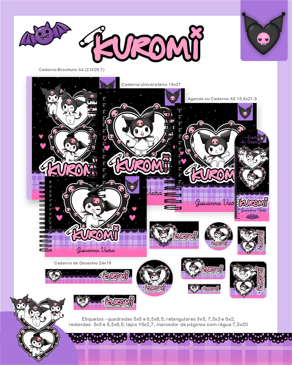 Arquivo Combo Kuromi - Pamella 1