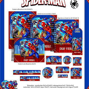 Arquivo Combo Homem Aranha - Pamella