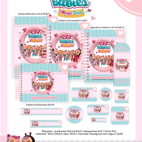 Arquivo Combo Cry Babies - Pamella 1