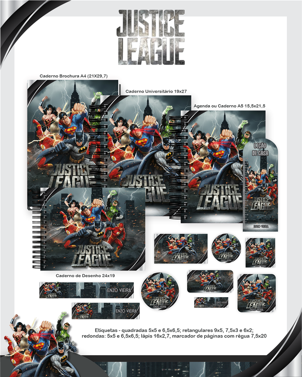 Arquivo Combo Liga da Justiça - Pamella 1