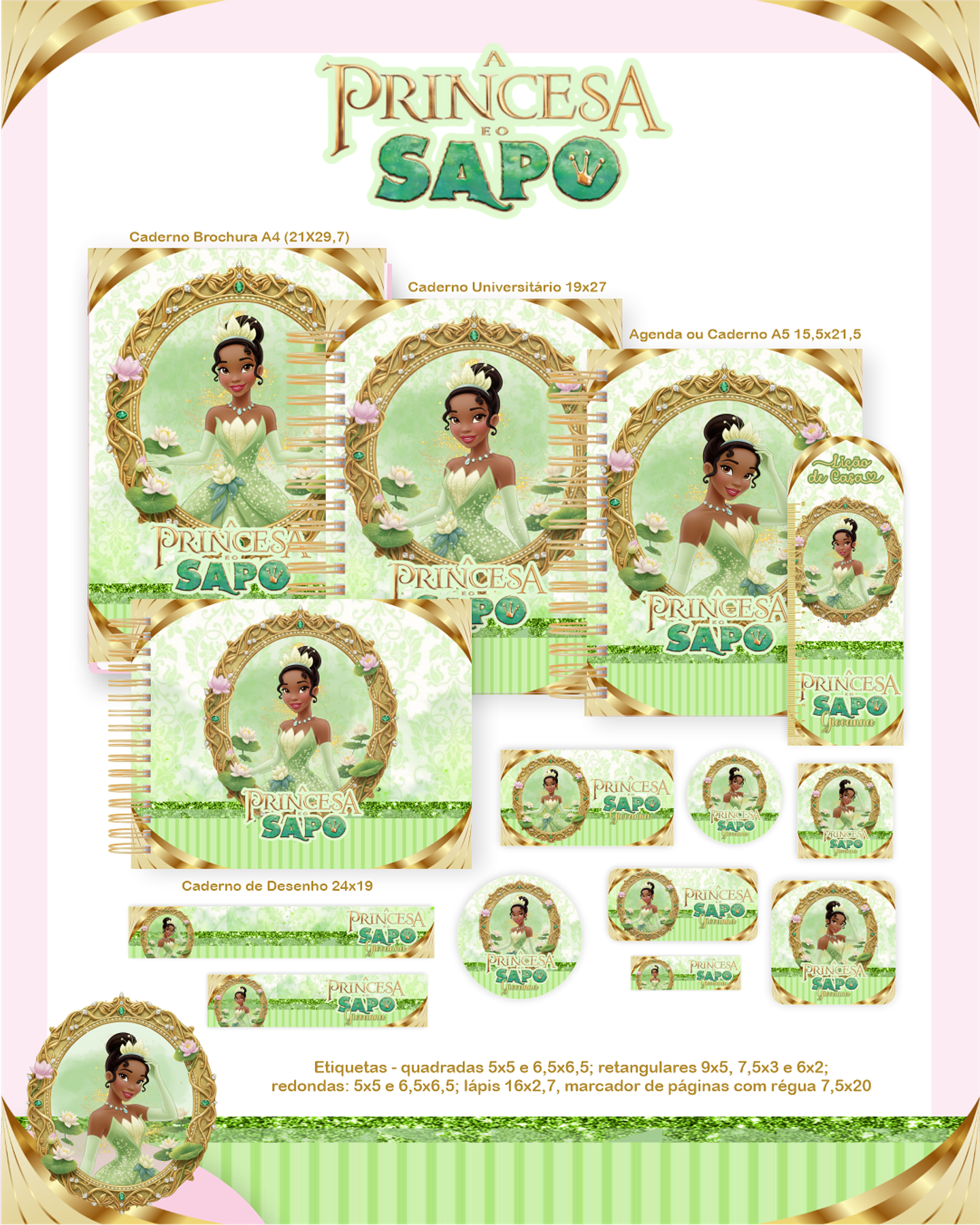 Arquivo Combo A Princesa e o Sapo - Pamella 1