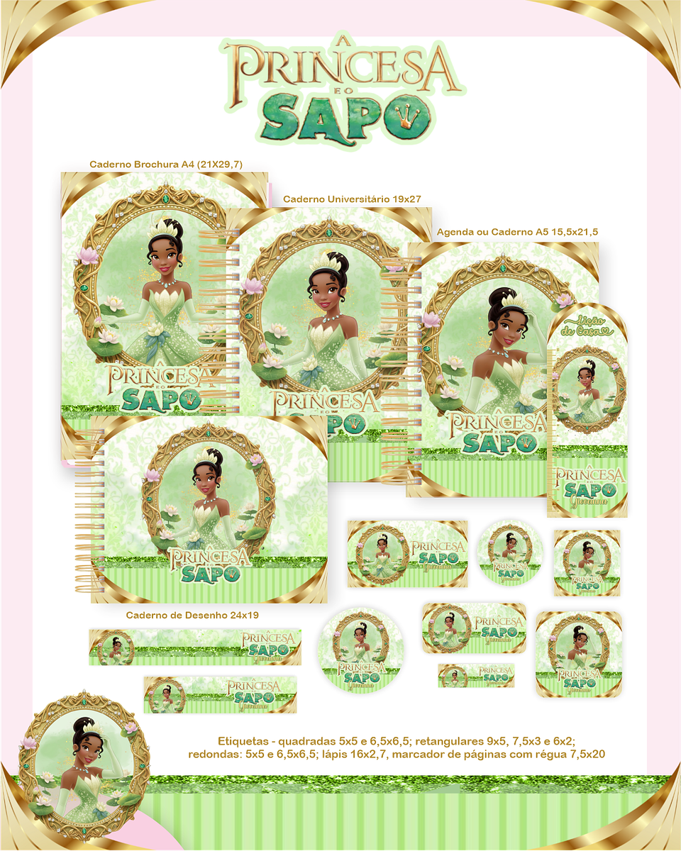 Arquivo Combo A Princesa e o Sapo - Pamella 1