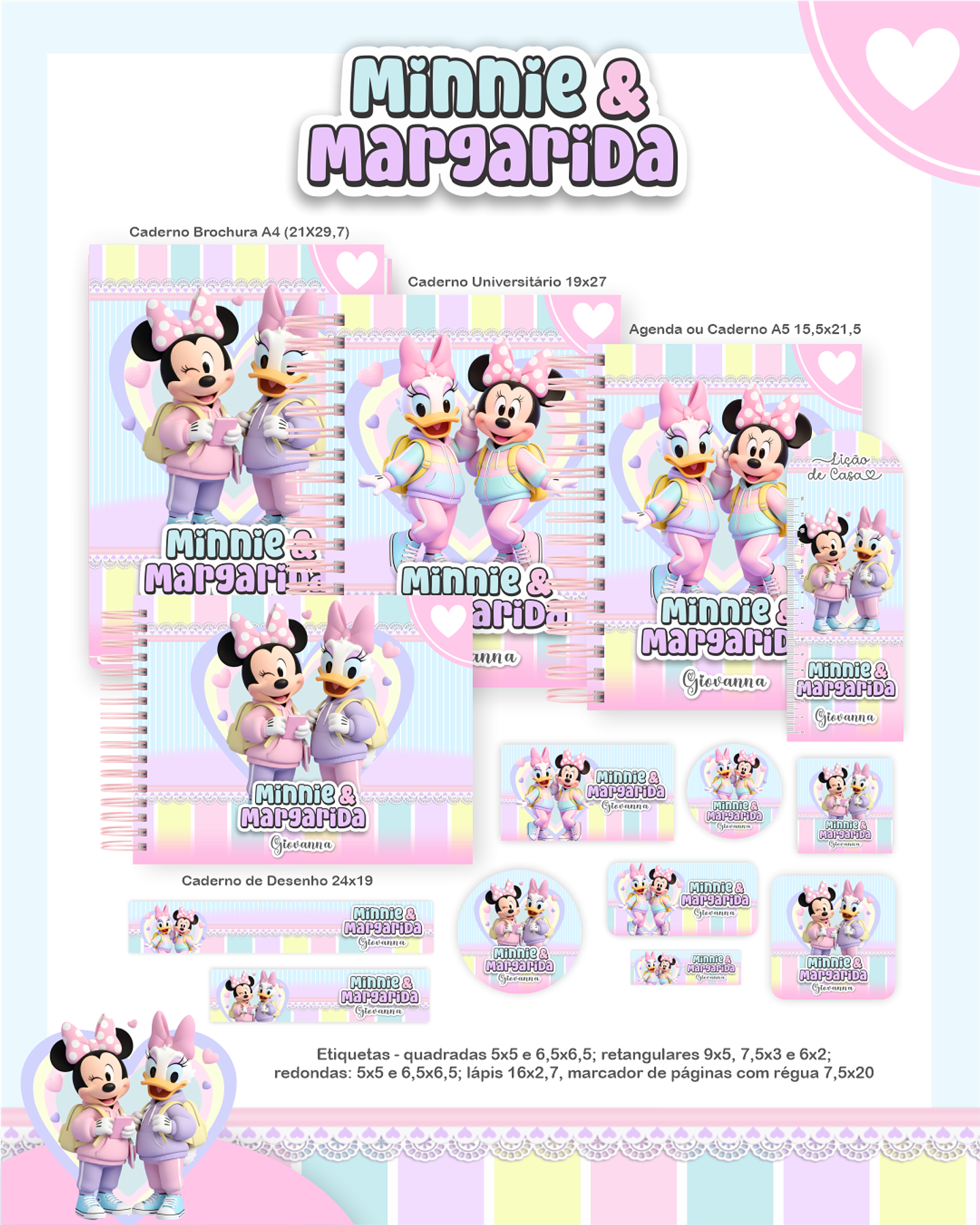 Arquivo Combo Minnie e Margarida - Pamella 1