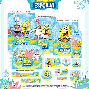 Arquivo Combo Bob Esponja - Pamella