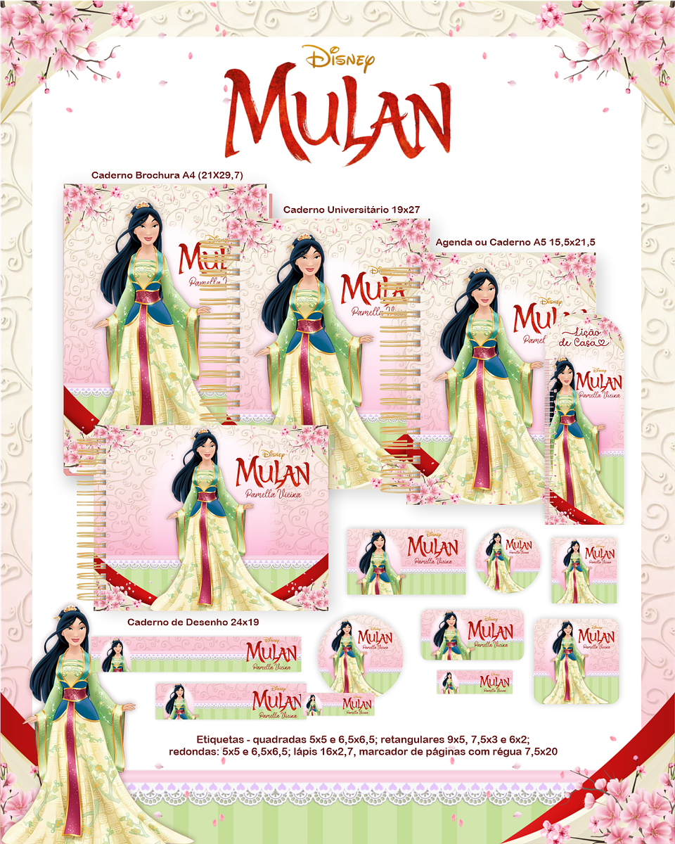 Arquivo Combo Mulan - Pamella 1