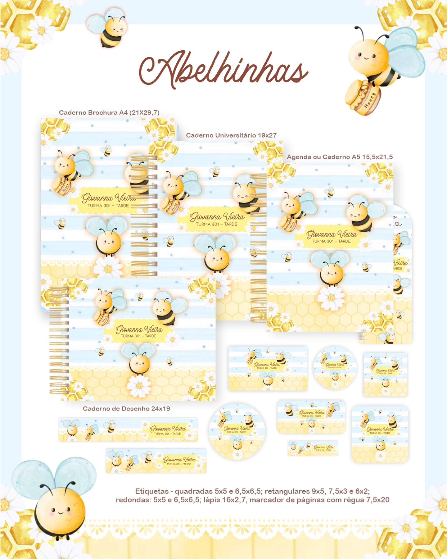 Arquivo Combo Abelhinhas - Pamella 1