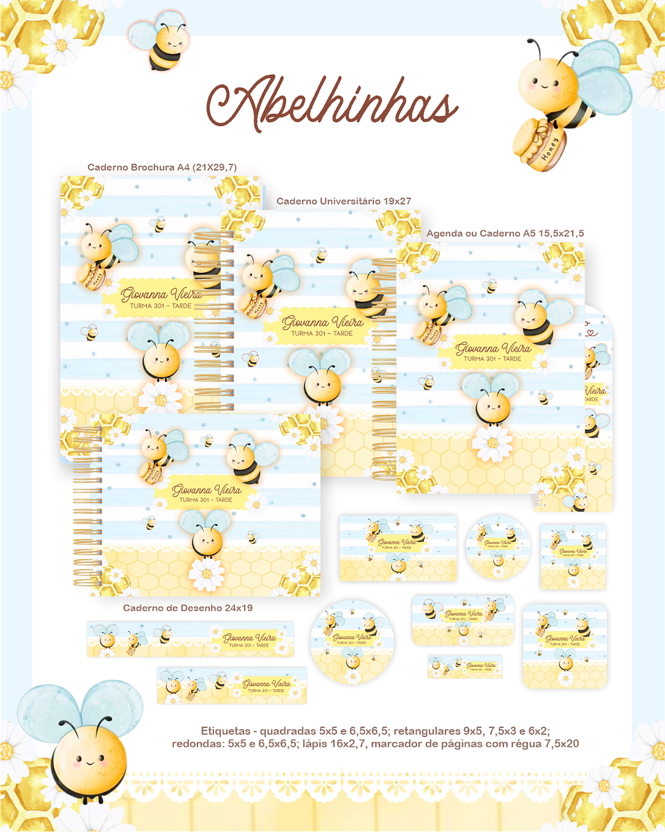 Arquivo Combo Abelhinhas - Pamella 1