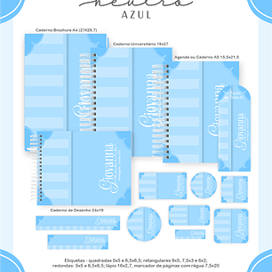 Arquivo Combo Neutro Azul- Pamella