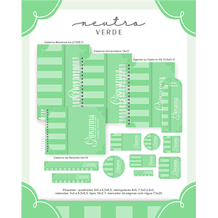 Arquivo Combo Neutro Verde- Pamella
