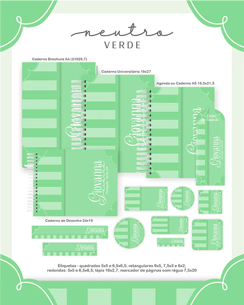 Arquivo Combo Neutro Verde- Pamella