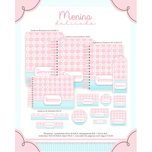 Arquivo Combo Menina Delicada- Pamella