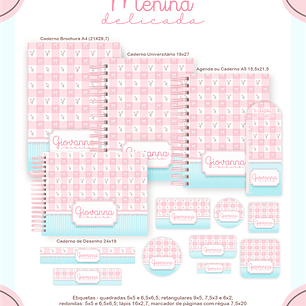 Arquivo Combo Menina Delicada- Pamella