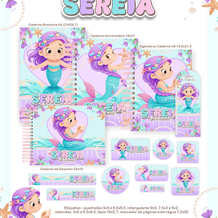 Arquivo Combo Sereia cute - Pamella