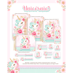 Arquivo Combo Unicórnio- Pamella