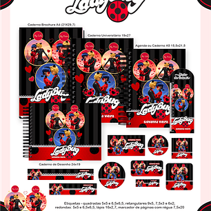 Arquivo Encadernação Escolar 2026 Ladybug