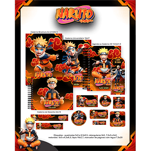 Arquivo Escolar Naruto - Pamella