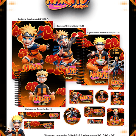 Arquivo Escolar Naruto - Pamella 1