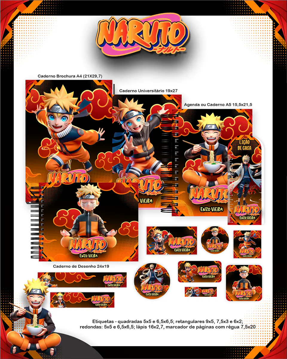 Arquivo Escolar Naruto - Pamella 1